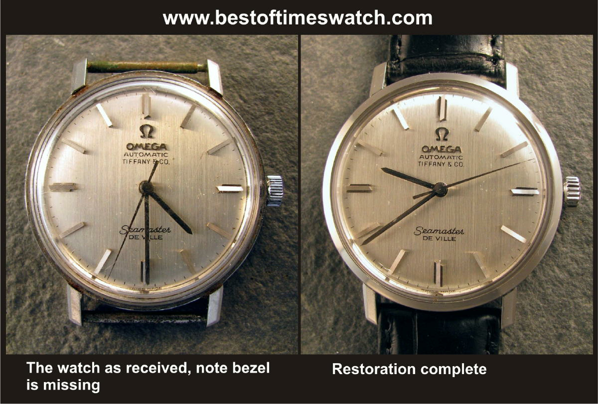 omega tiffany watch repair
